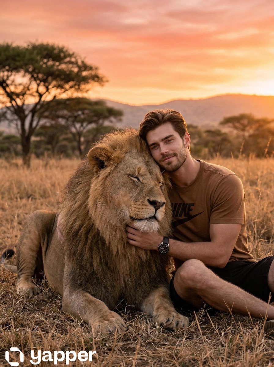 Cinematic Golden-Hour Scene in the African Savanna