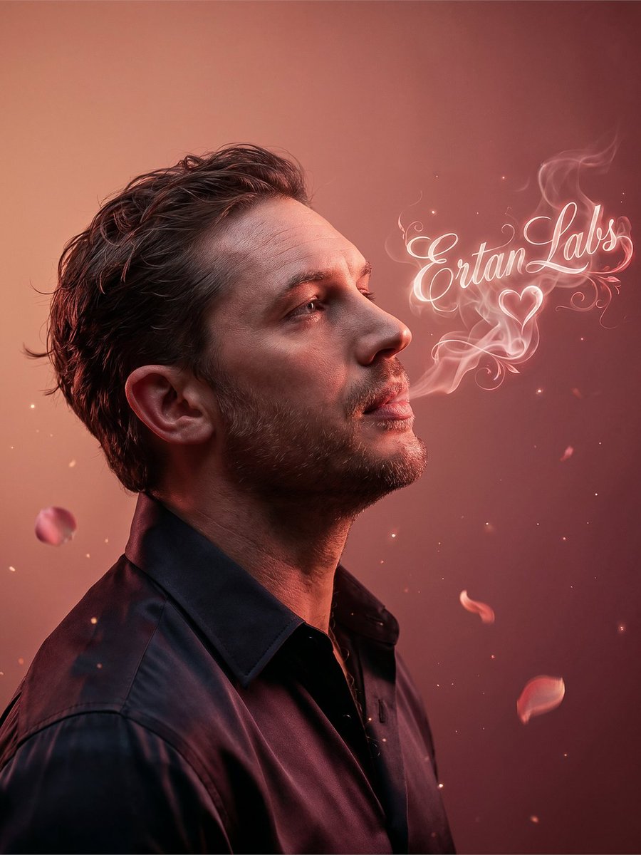 Cinematic Smoke Calligraphy Portrait