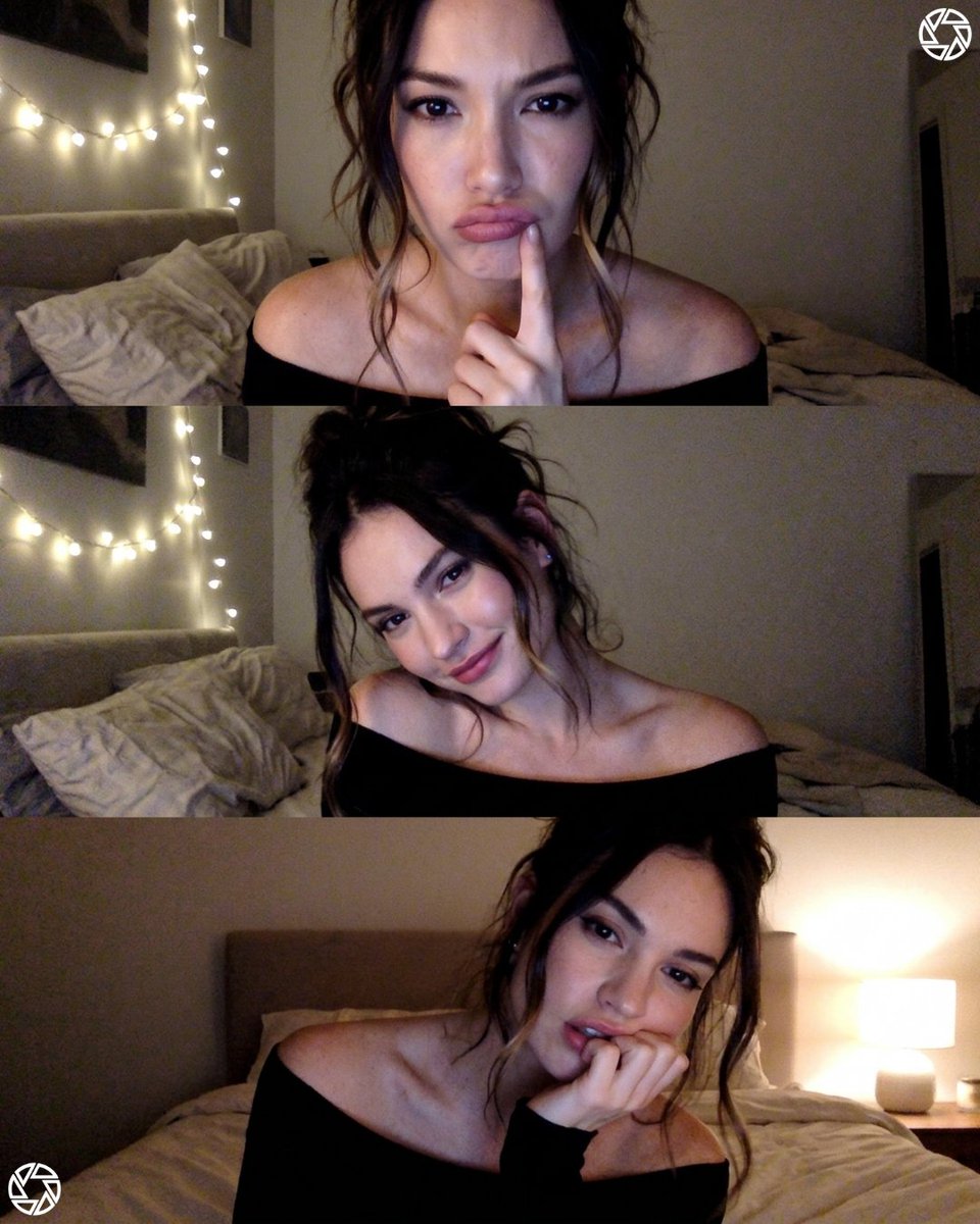 Webcam photobooth grid portrait