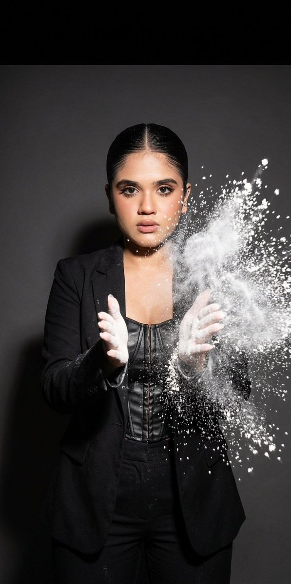 Flour Explosion Action Photography