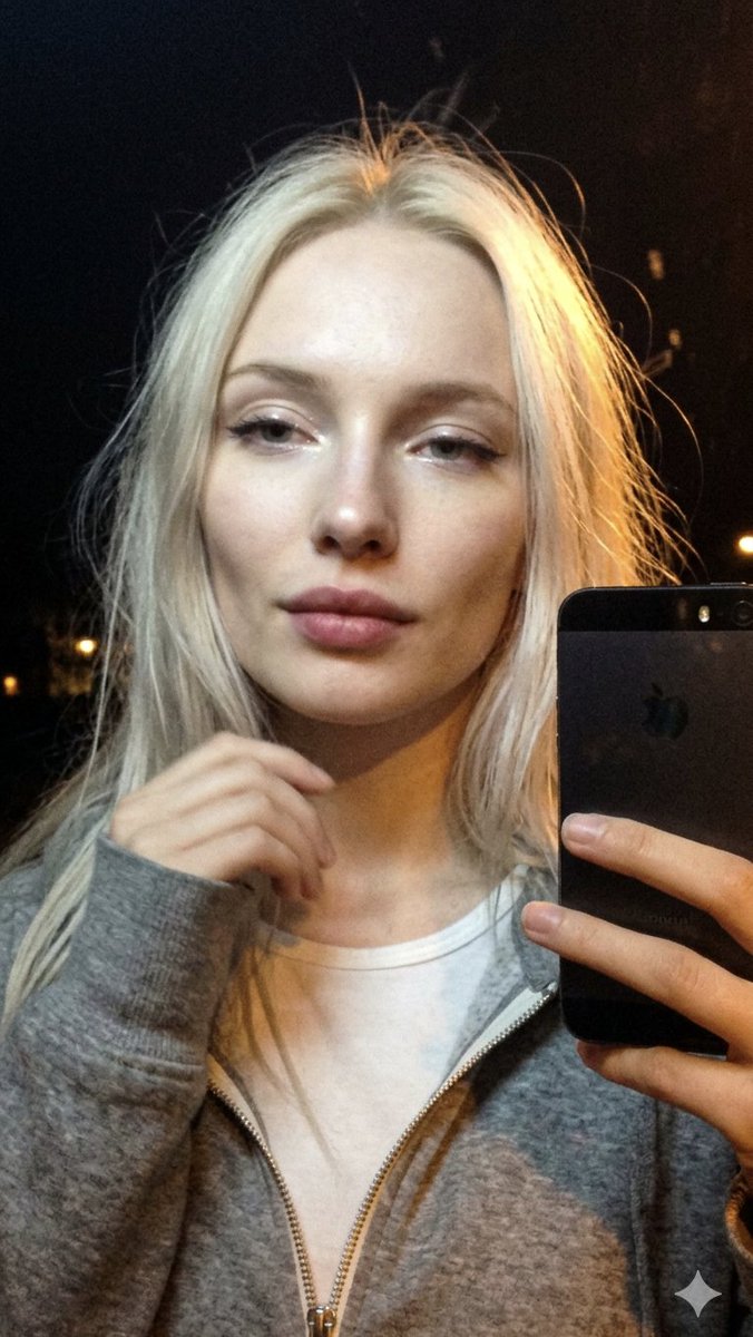 Cinematic Late Night City Selfie