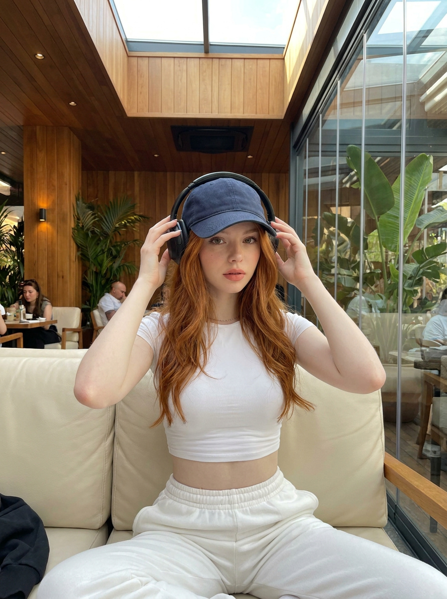 Upscale Cafe Lifestyle Portrait
