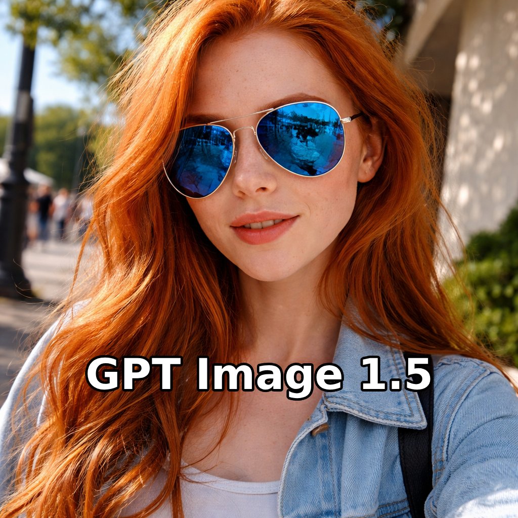 Candid Phone Photo of Ginger Girl Prompt