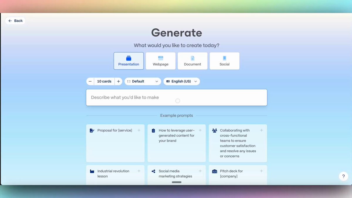 Social Media Feed Generation Prompt