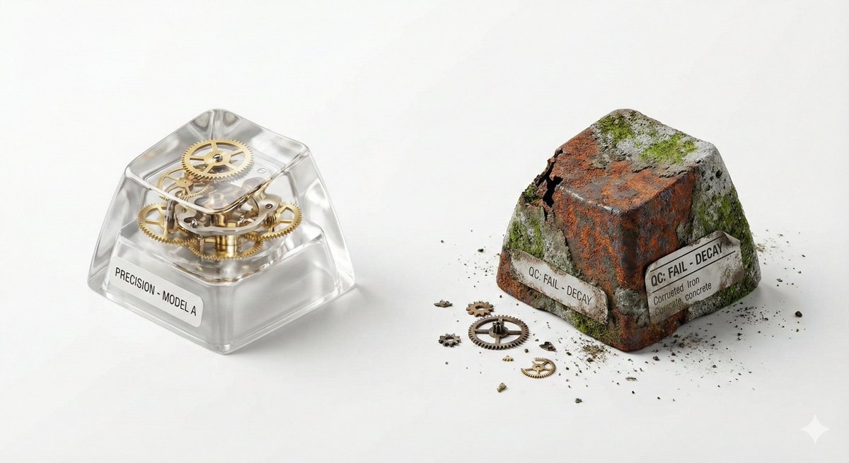 Visual Creator Mode Prompt for Product Photography (Precision vs. Decay)