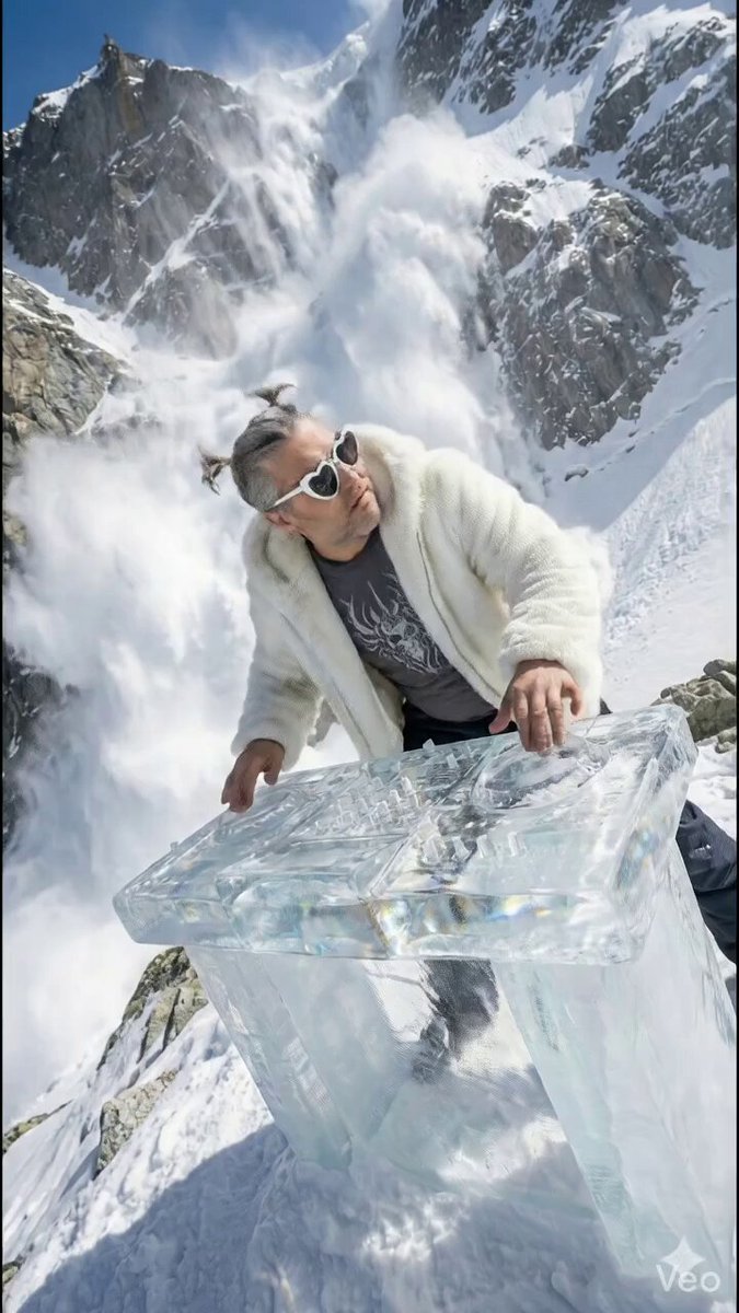 Futuristic Ice DJ Setup Prompt
