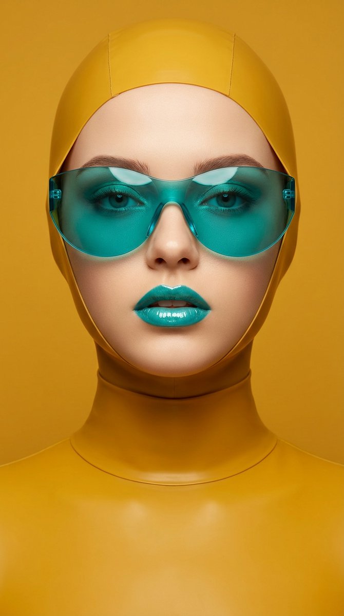 Retro-Futuristic Monochromatic Fashion Editorial