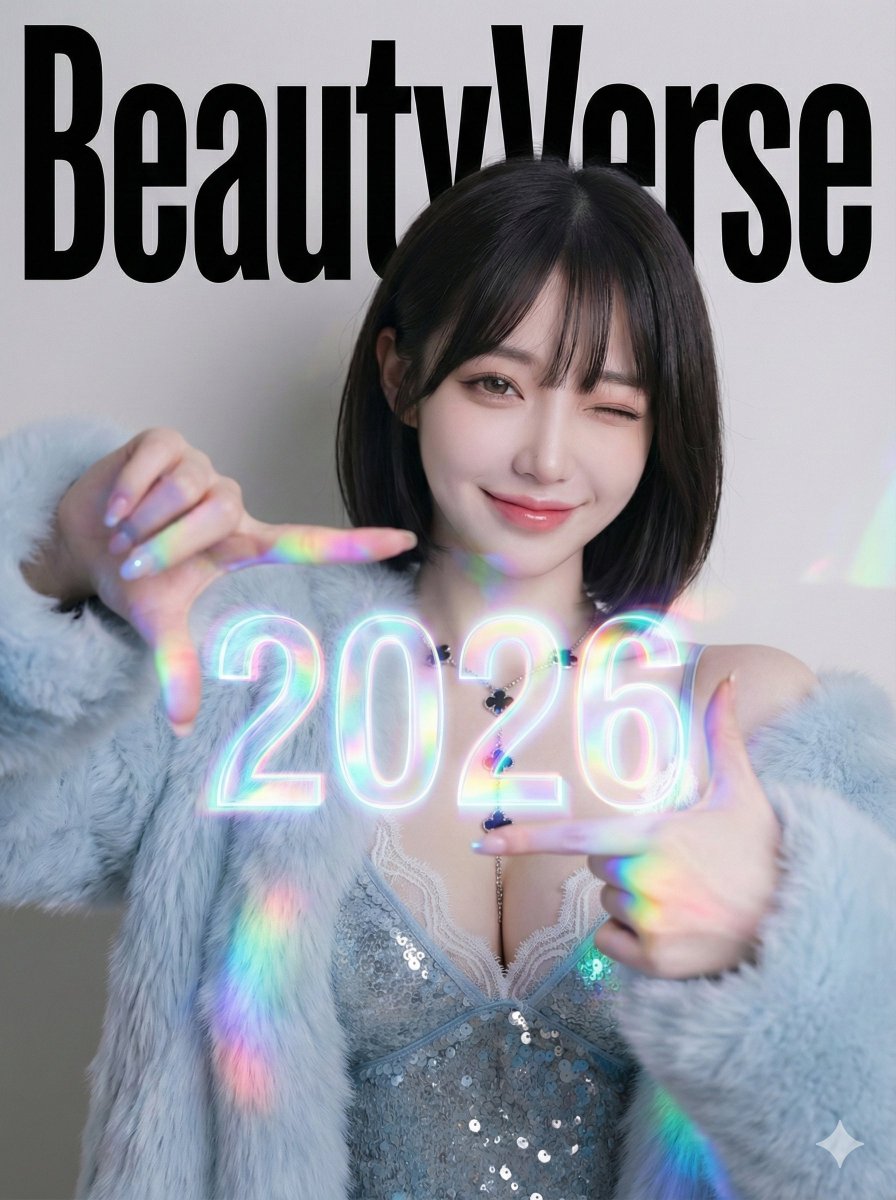 Holographic 2026 Viewfinder Fashion Portrait Prompt (JSON format)