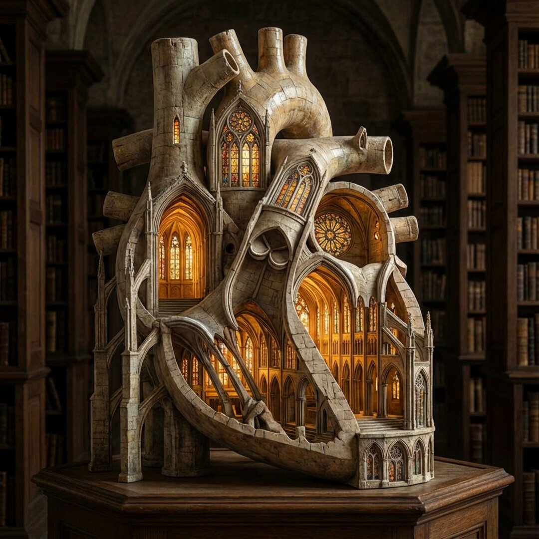 Anatomy and Architecture Image Generation Prompt