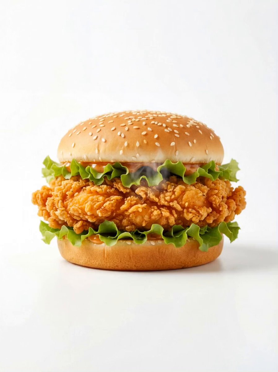 Exploded Burger Infographic and Product Shot
