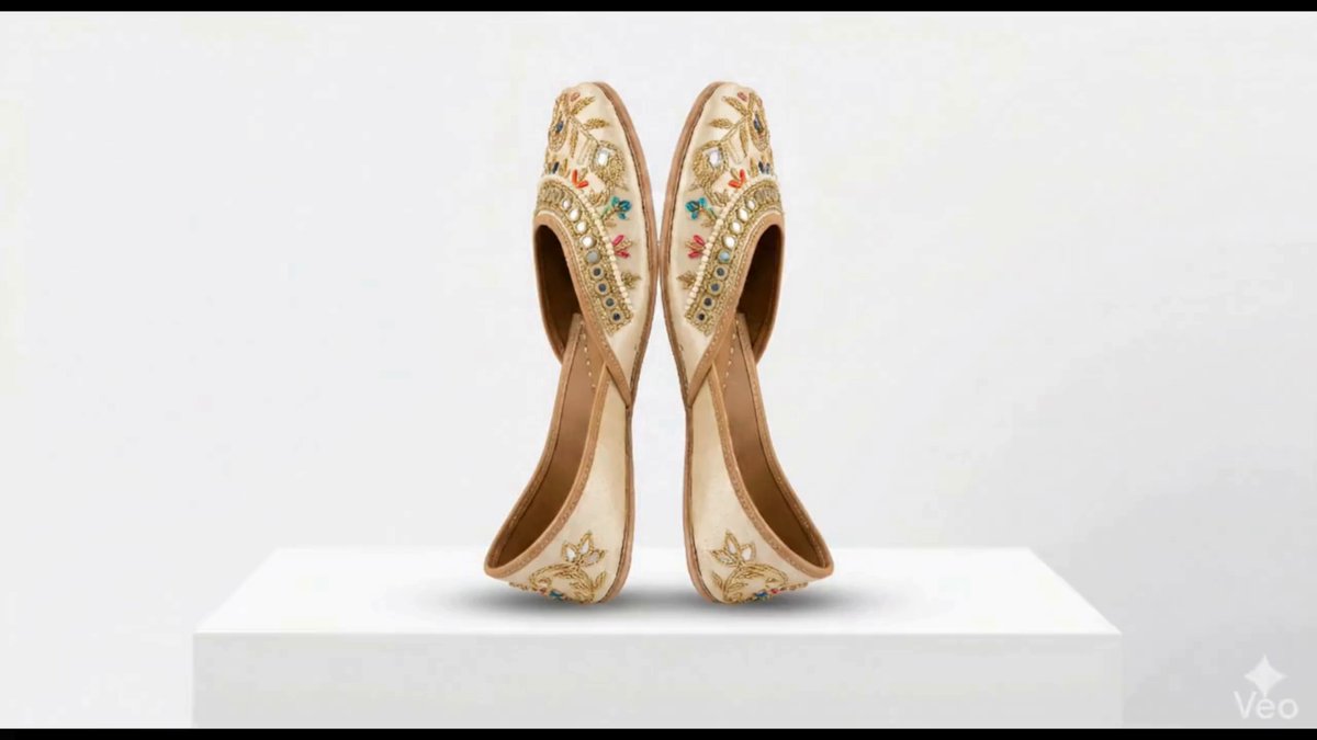 Commercial Product Photography and Video Prompt for Traditional Jutti