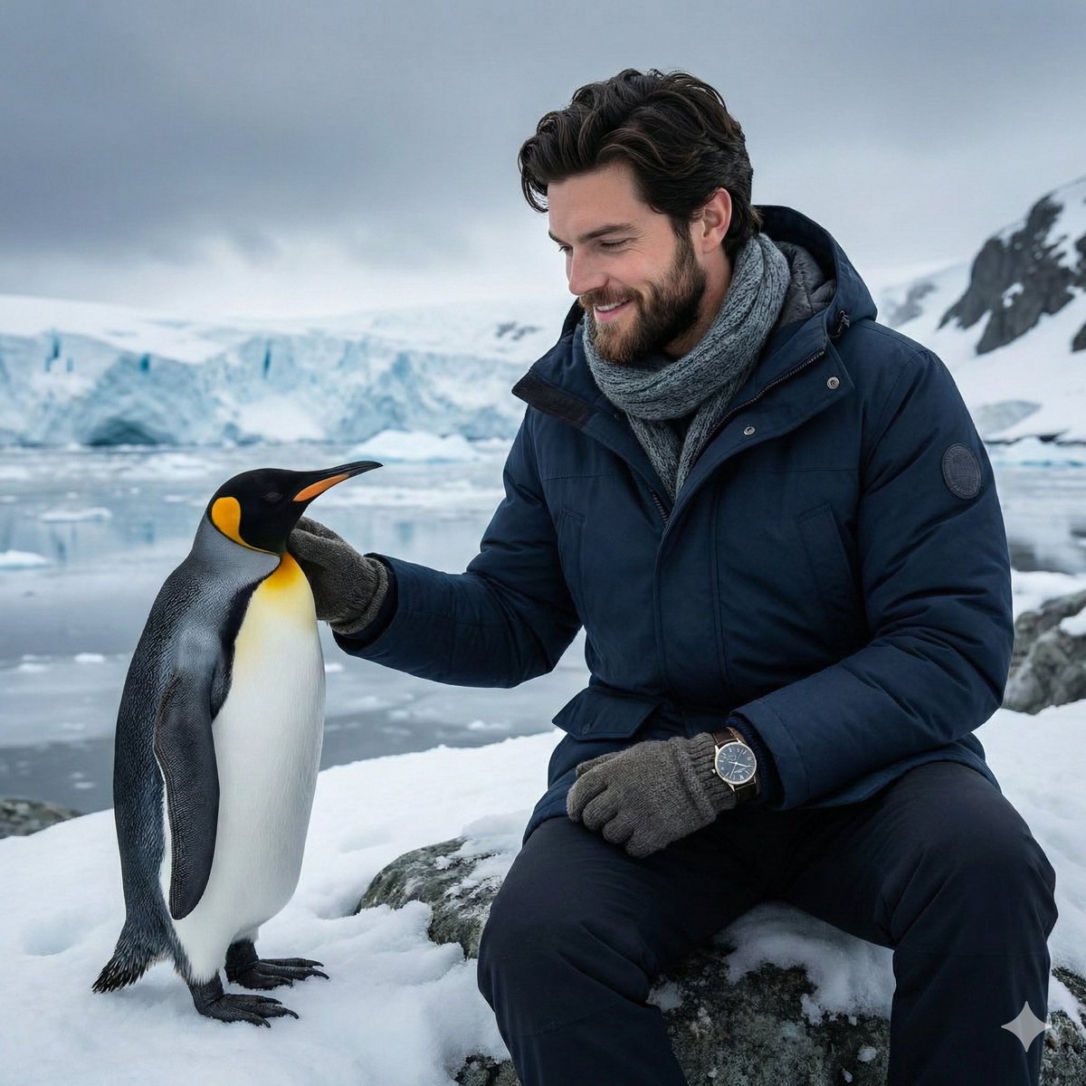 Antarctic Penguin Encounter Photograph Prompt