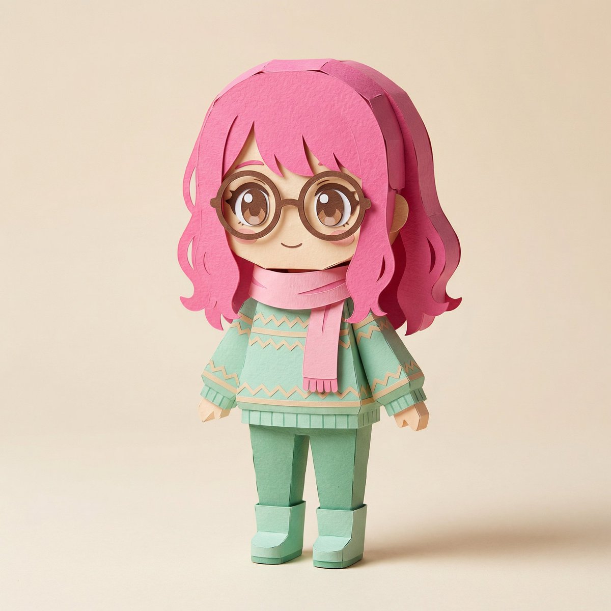 Image-to-SD Papercraft Conversion Prompt