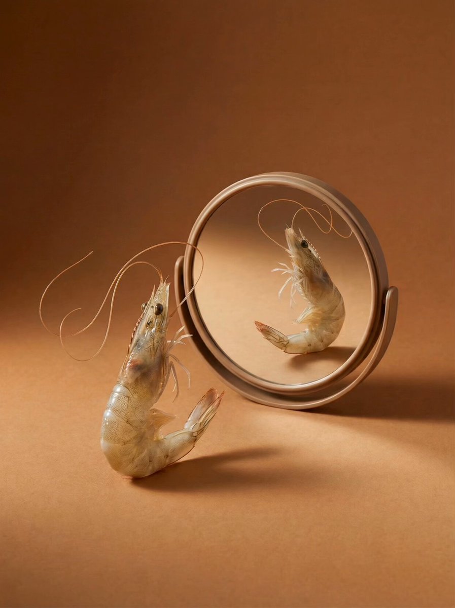 Surreal Food Still Life Prompt (Shrimp Transformation)