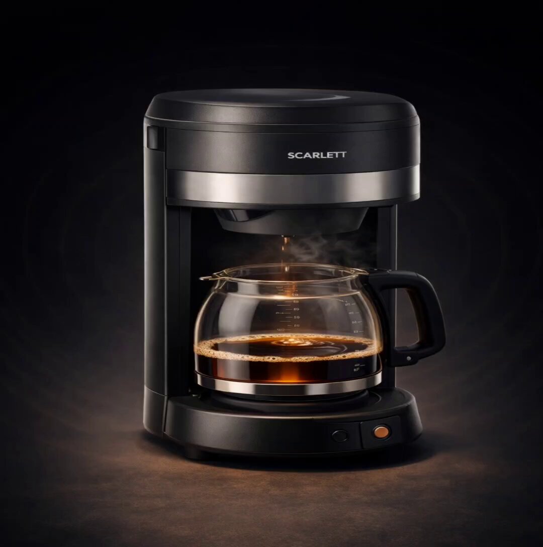 Exploded View Product Visualization of Coffee Maker