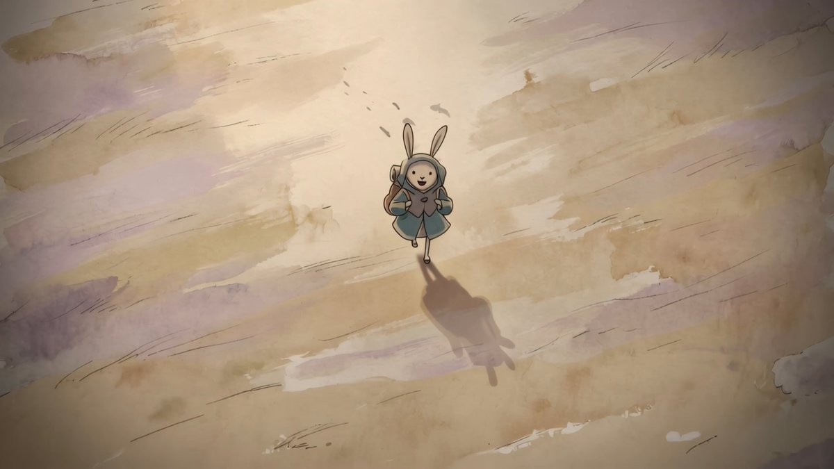Cinematic 2D Hand-Drawn Animation Cel Film Still Prompt