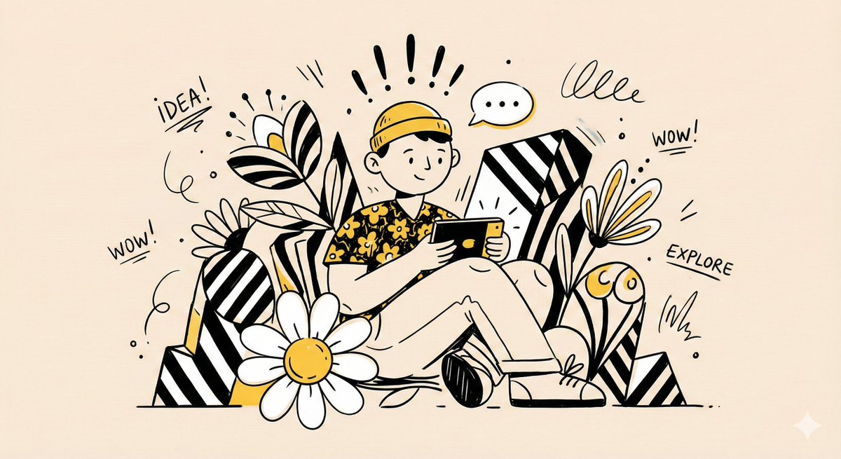 Whimsical Flat Illustration Generator