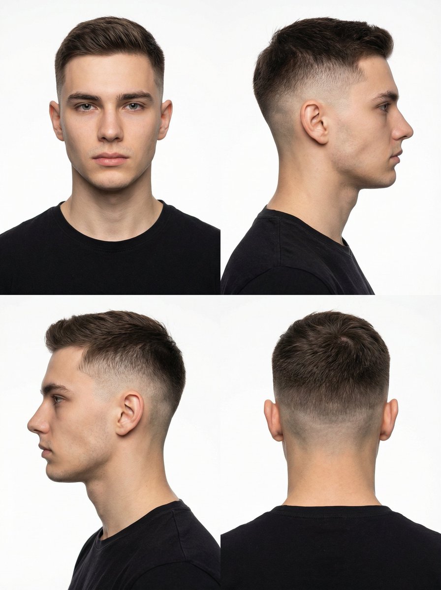 4-Panel Studio Portrait Grid