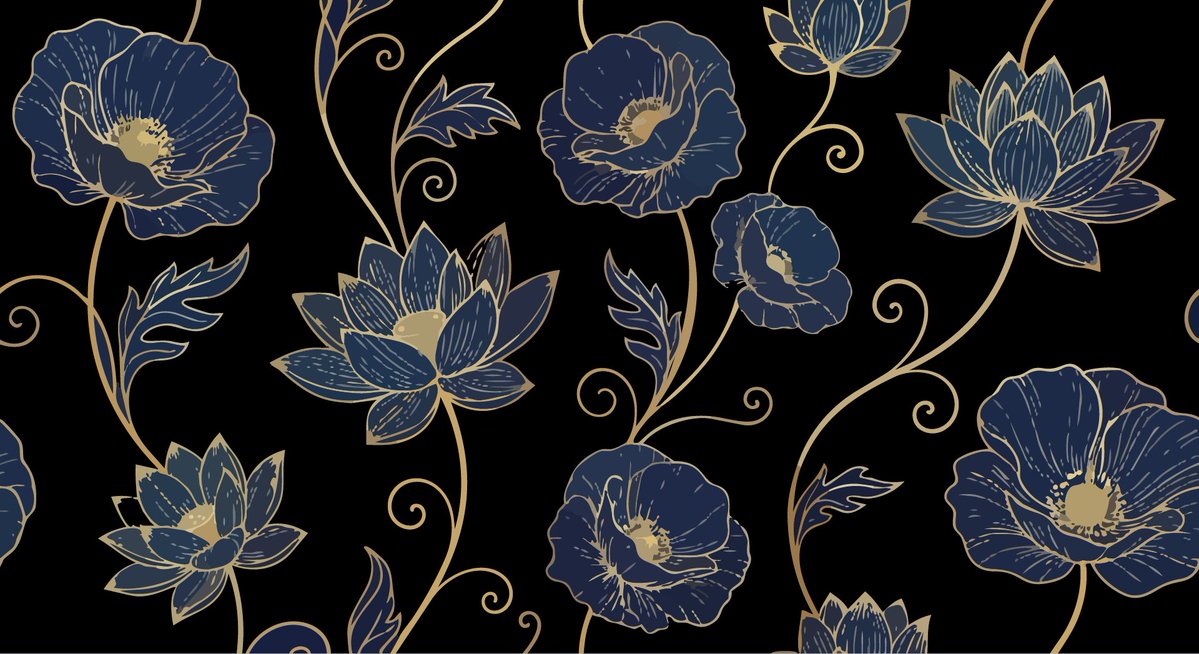 Elegant Luxurious Floral Vector Pattern Prompts (2 variations)