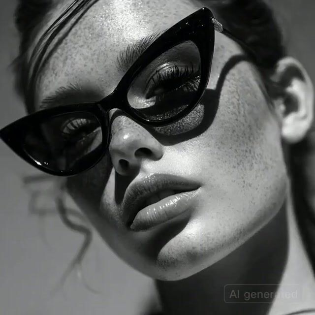 Fashion Montage with Glasses Focus