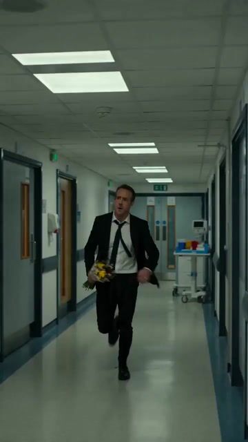 Hospital Corridor Emotional Scene