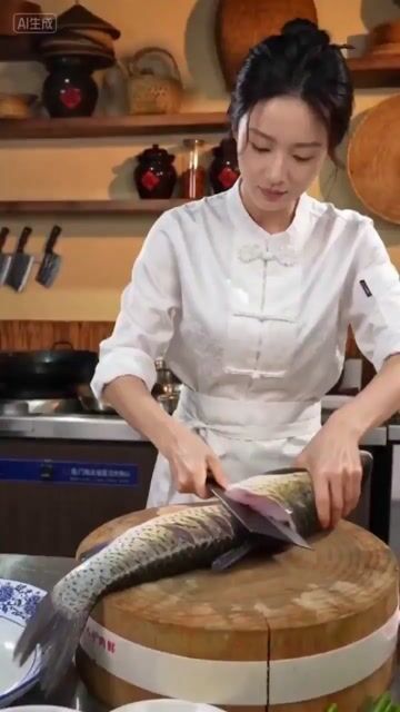 Seedance 2.0 Prompt for Beautiful Chef Cooking Sour Fish Soup