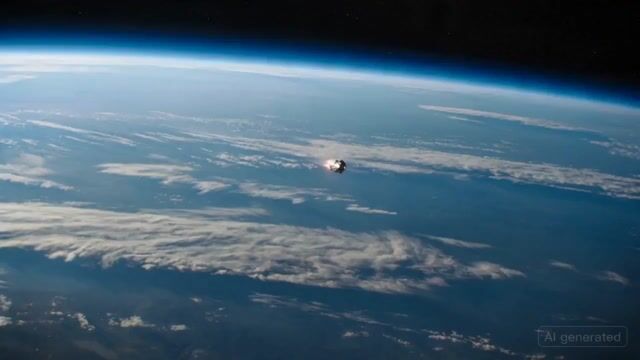 Exploded View Spaceship Video Prompt