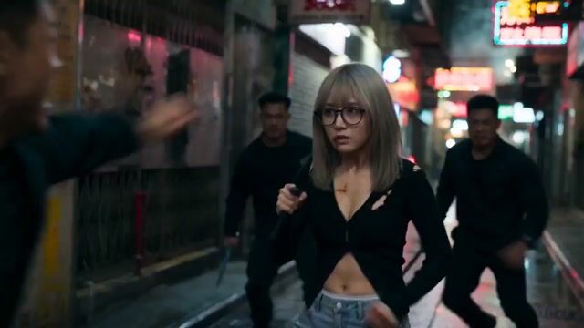 HK Neo-noir Action: Gritty Alley Fight