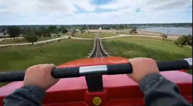 First-person seamless rollercoaster ride through changing environments