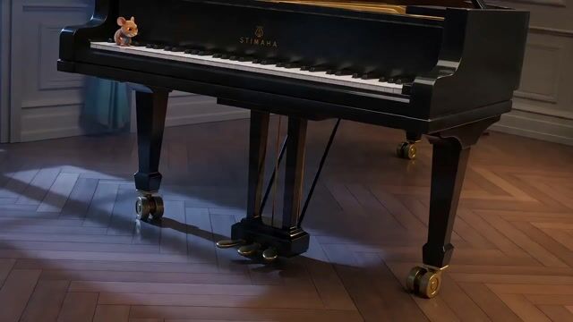 Moonlit Piano Chase Animation