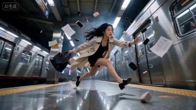 Bullet Time Effect at Subway Station