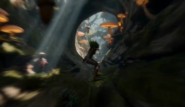 Fae-Ranger World Tree Video Prompt