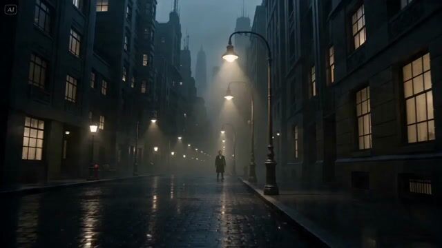Noir Sci-Fi City Single-Shot