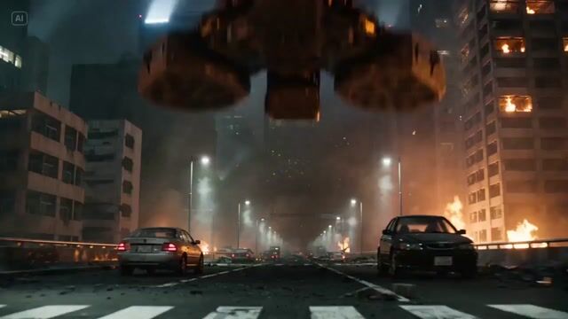 Battle-Damaged Megacity Mech