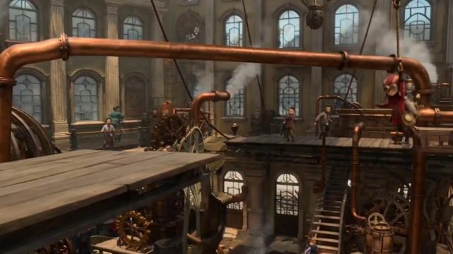 Steampunk Aviator Girl vs Mechanical Wolf