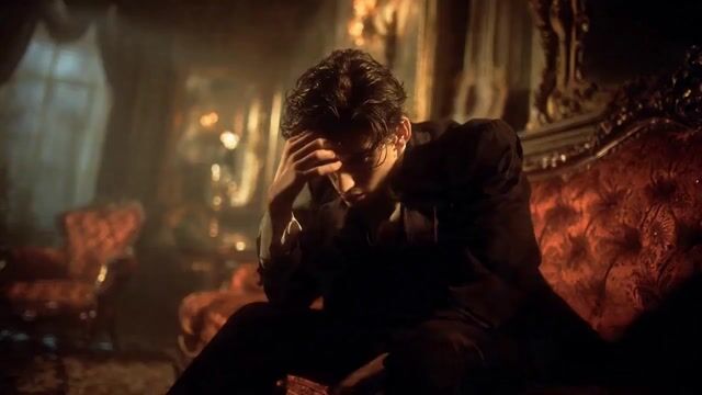 Victorian Gothic Man on Sofa