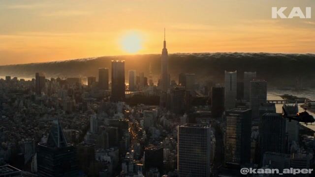 Tokyo Tsunami Disaster Scene