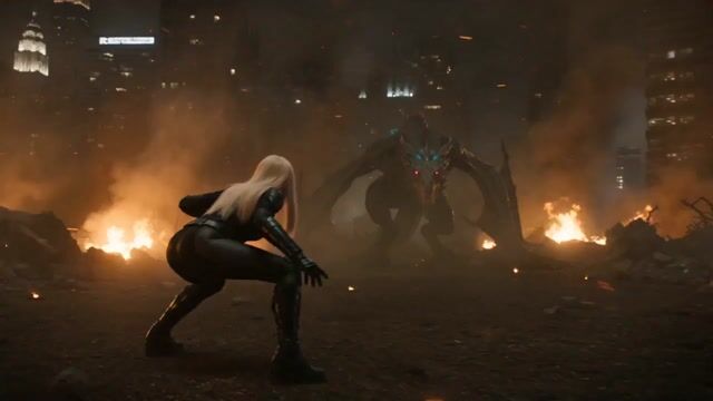 Cinematic Hero vs Dragon Combat