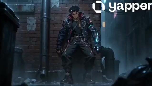 Gritty 90s Cyberpunk Anime Noir