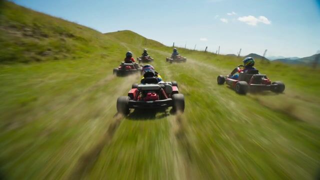 Rocket-Powered Go-Kart Race