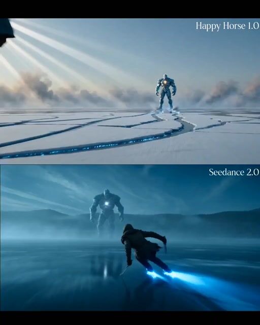 Enchanted Ice Skating Battle Prompt