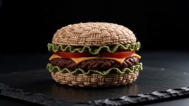Woven Hamburger ASMR