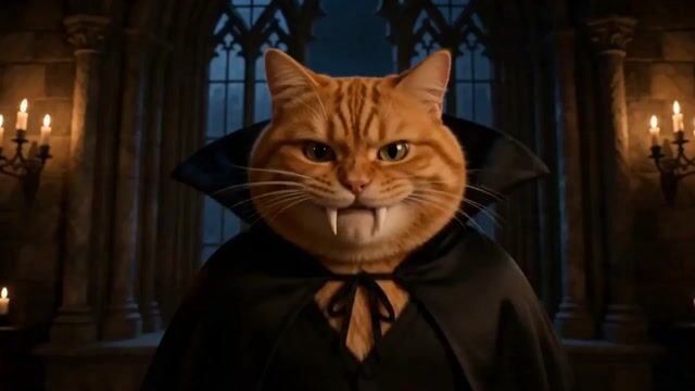 Vampire Cat Dark Comedy Sequence