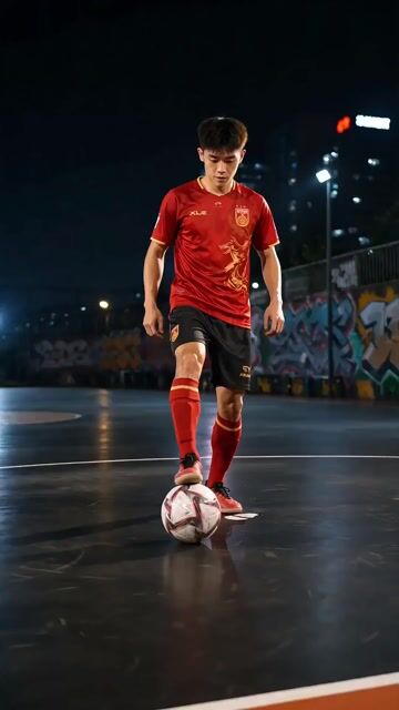 Freestyle Football Performance Animation