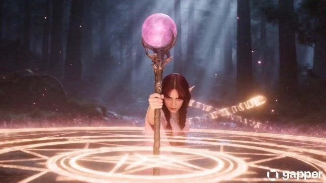 Elf Mage Dragon Summoning Ritual