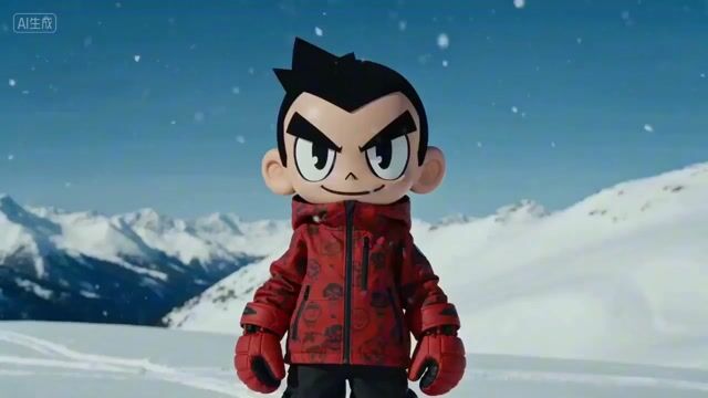 Skiing Video Generation Prompt with Detailed Scene Breakdown