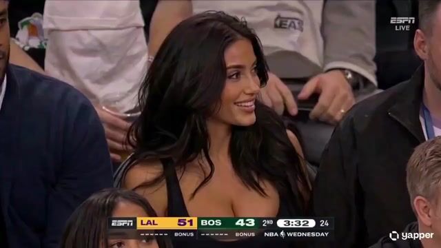 NBA Courtside Broadcast Moment