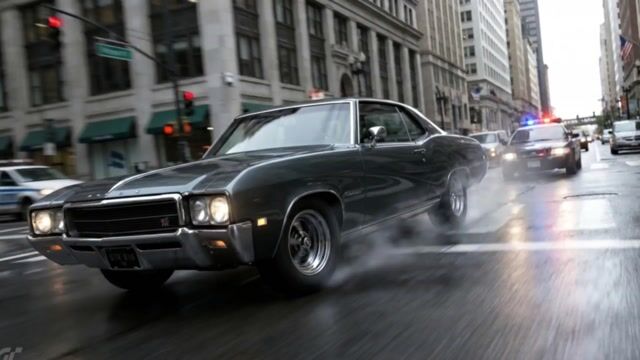 Action Movie Car Chase Sequence