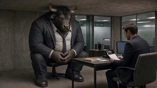 Cinematic Minotaur Storyboard Sequence
