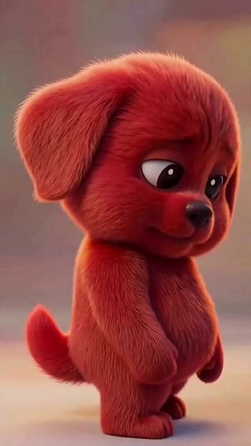 Mischievous Animated Puppy Gesture Sequence